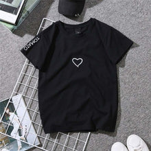 Load image into Gallery viewer, 2019 New Women T-shirts Casual Harajuku Love Printed Tops Tee Summer Female T shirt Short Sleeve T shirt For Women Clothing