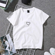 Load image into Gallery viewer, 2019 New Women T-shirts Casual Harajuku Love Printed Tops Tee Summer Female T shirt Short Sleeve T shirt For Women Clothing