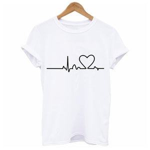 2019 New Women T-shirts Casual Harajuku Love Printed Tops Tee Summer Female T shirt Short Sleeve T shirt For Women Clothing